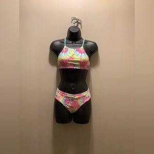 Tie Dye Rainbow Reversible Bikini